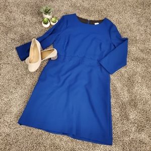 NWT Banana Republic Royal Blue Sheath Dress Sz 16